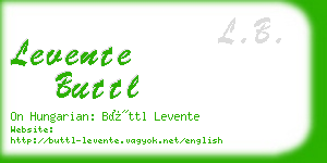 levente buttl business card